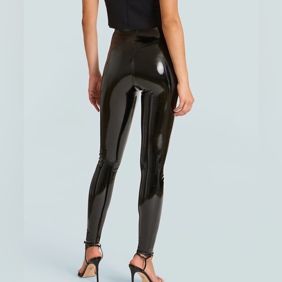 NWT COMMANDO PATENT FAUX LEATHER PERFECT CONTROL LEGGINGS, BLACK Medium - Picture 3 of 11